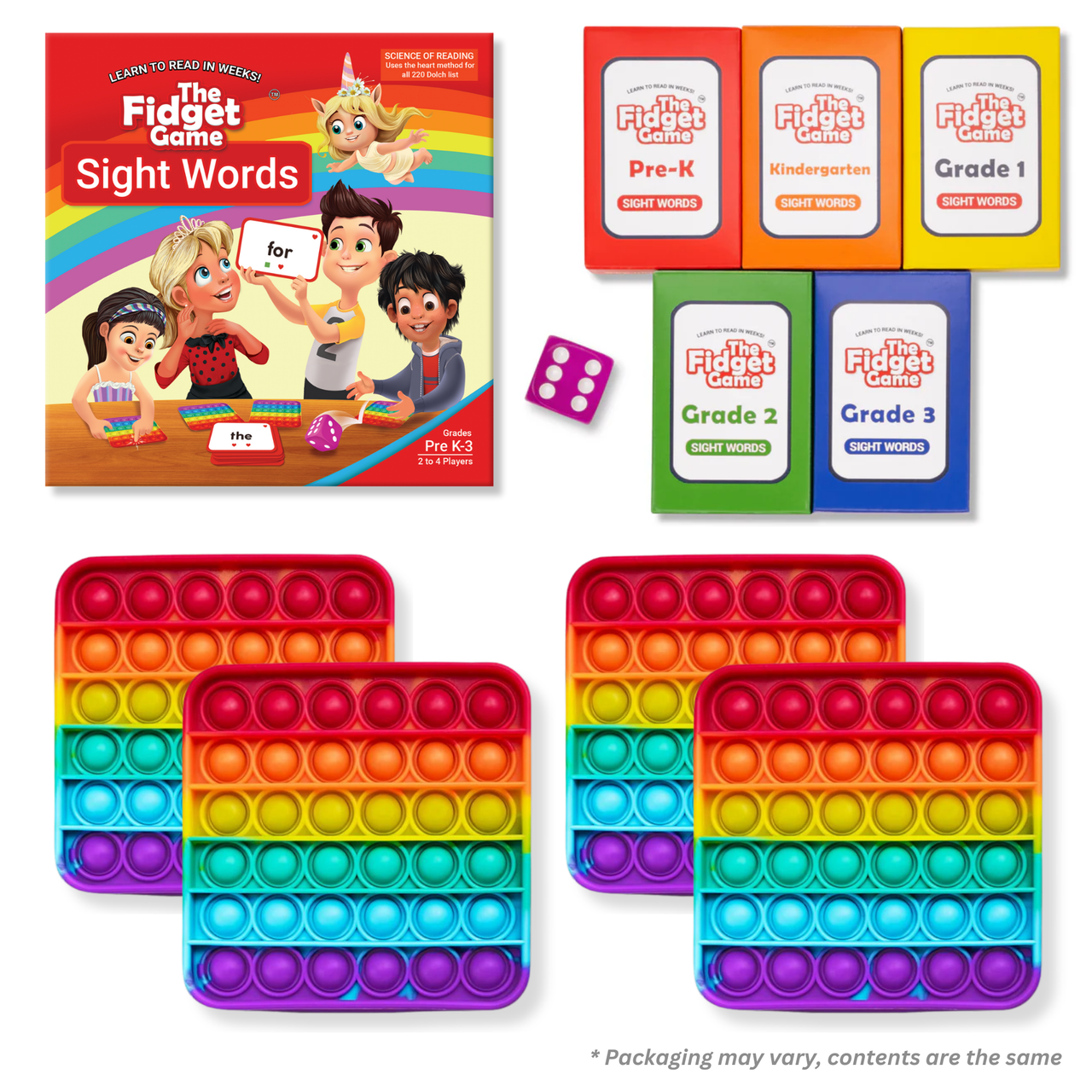 The Fidget Game: Sight Words Edition