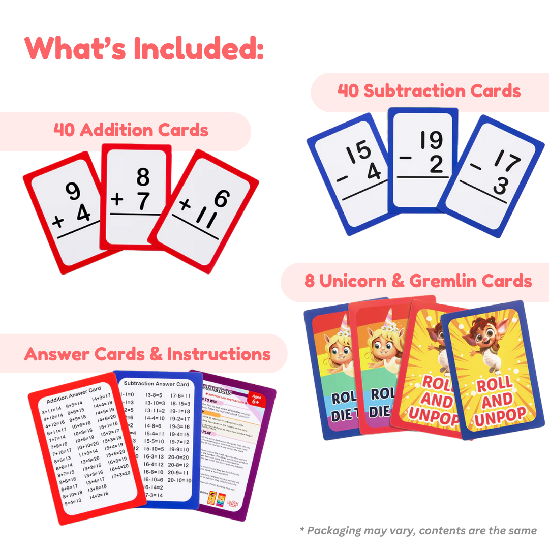 Grade 1 & 2 Addition & Subtraction Card Pack