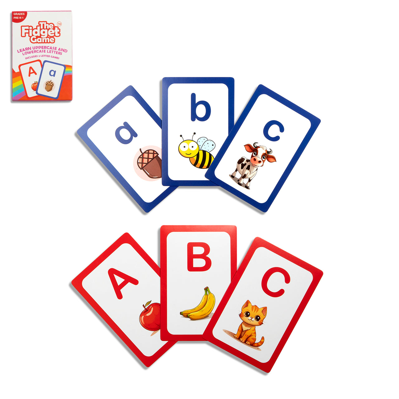 ABC: Learn Uppercase & Lowercase Letters Card Pack